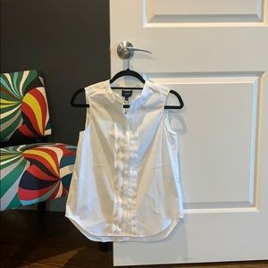 Armani Jeans sleeveless blouse white